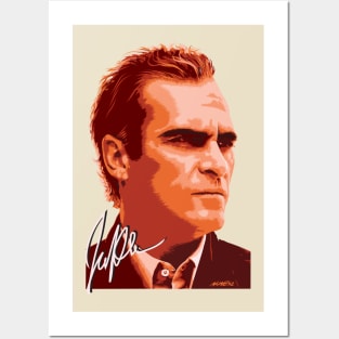 Joaquin Phoenix Signed 2 Posters and Art